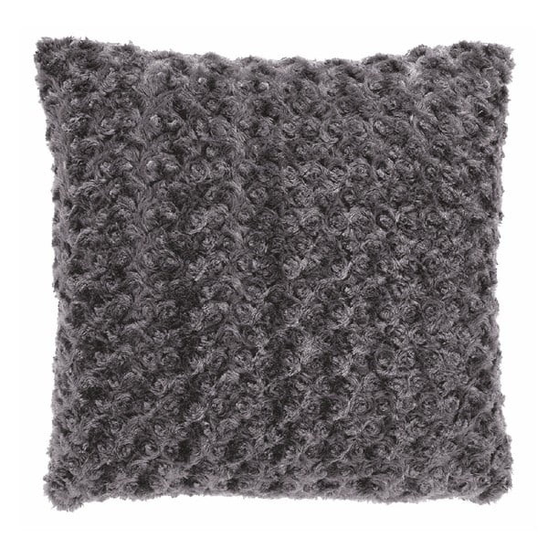 Tamsiai pilka "Tiseco Home Studio Curl" pagalvėlė, 45 x 45 cm