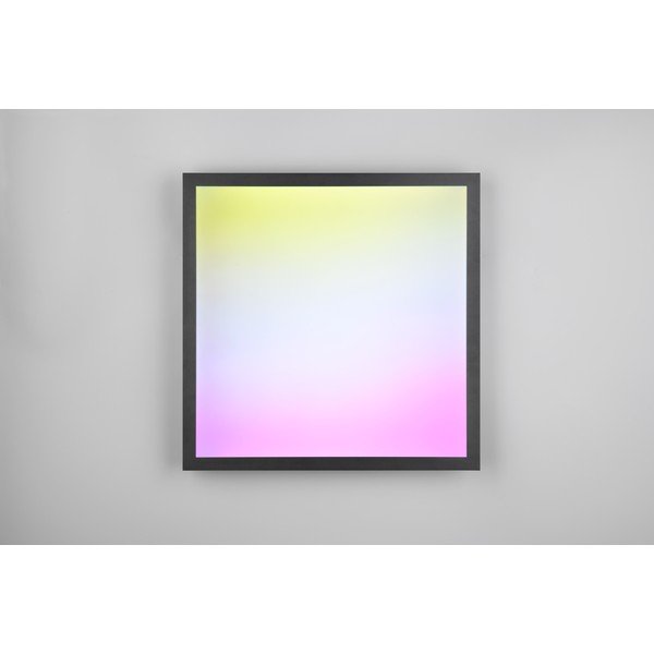 Lubinis šviestuvas juodos spalvos LED 44.5x44.5 cm Beta – Reality-image-2