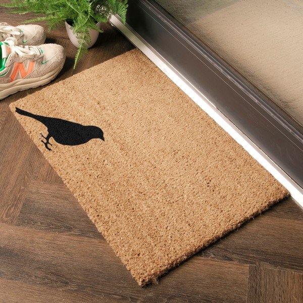 Iš kokoso pluošto grindų kilimėlis 40x60 cm Bird – Artsy Doormats-image-1