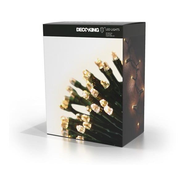 Žalia LED lempučių girlianda DecoKing Chain, 200 lempučių, ilgis 19,93 m-image-4