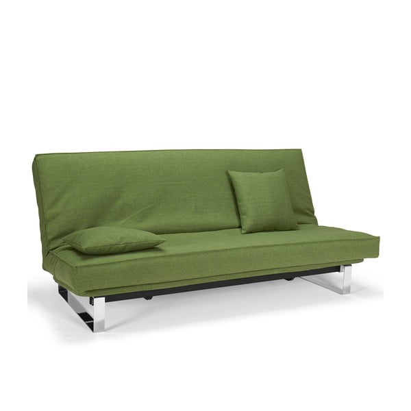 Žalioji sofa lova Minimalus