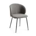 Pilkos spalvos iš audinio valgomojo kėdė Minna – Kave Home