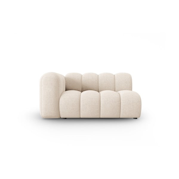 Modulinė sofa kreminės spalvos (su kairiuoju kampu) Lupine – Micadoni Home