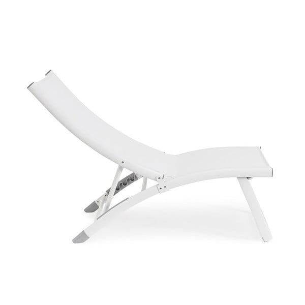 Baltos spalvos metalinis sodo šezlongas Taylor   – Bizzotto-image-3