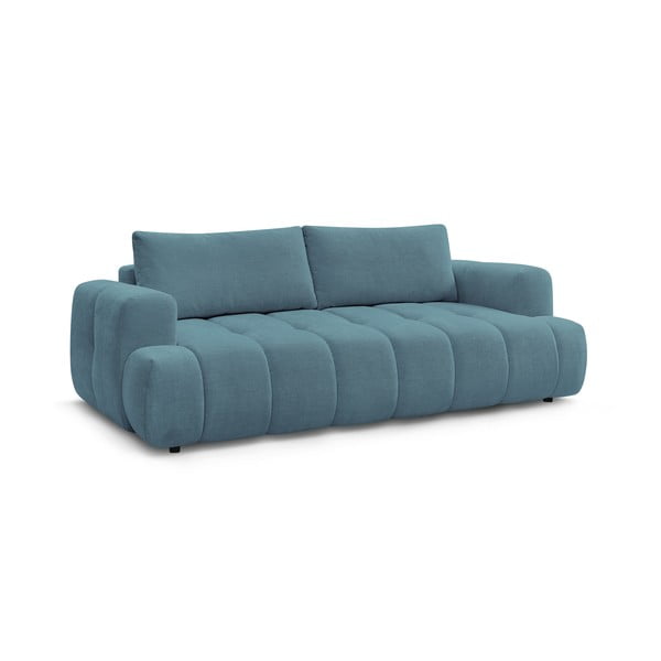 Mėlynos spalvos sulankstoma/su sandėliavimo vieta sofa 251 cm Fuji – Bobochic Paris-image-3