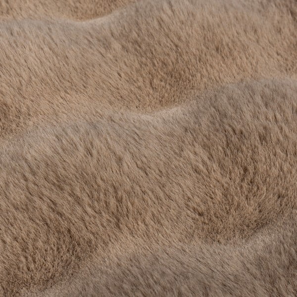 Sintetinė oda ir kailis rudos spalvos 180x290 cm Waffle Faux Fur – Flair Rugs-image-2