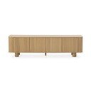 Natūralios spalvos TV spintelė iš ąžuolo 180x50,5x40 cm Padoc – MOME