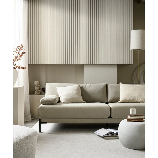 Apvalios formos kavos staliukas baltos spalvos ø 50 cm Pebble – vtwonen-image-1