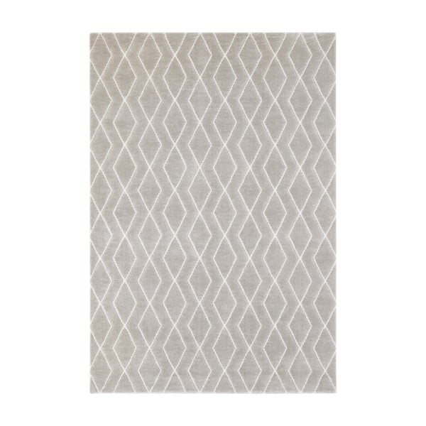 Pilkos ir smėlio spalvos kilimas "Elle Decoration Euphoria Rouen", 160 x 230 cm