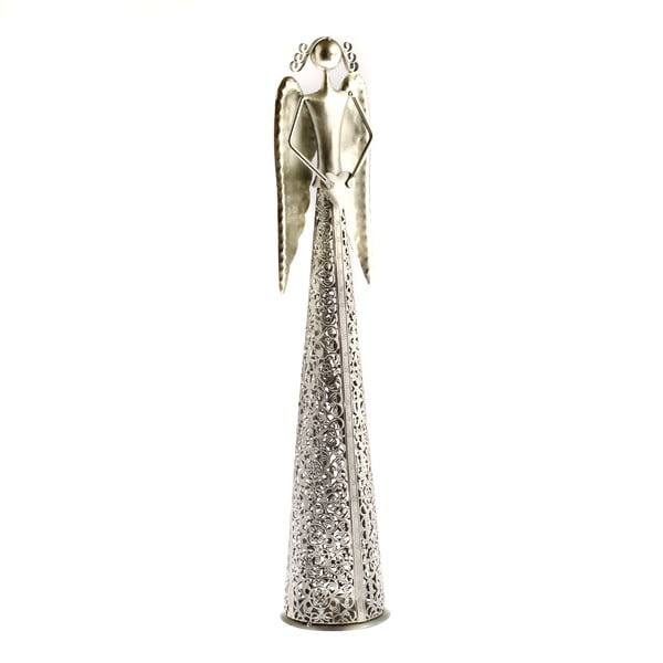 Metalinis angelo formos papuošalas Dakls Angel, aukštis 57 cm