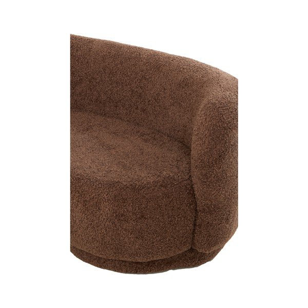 Iš boucle sofa tamsiai rudos spalvos 175 cm Amelie – Light & Living-image-4