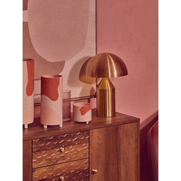 Tamsios natūralios spalvos šoninė spintelė 114x70x39 cm Frida – Premier Housewares-image-2