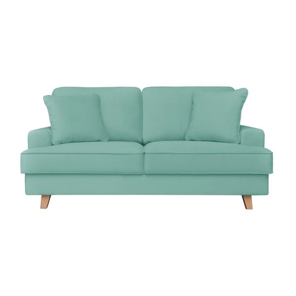 Žalios spalvos sofa dviems Cosmopolitan design Madrid