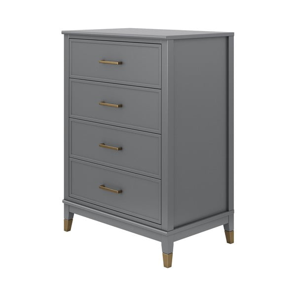 Pilka komoda CosmoLiving by Cosmopolitan Westerleigh, 75 x 106 cm-image-3