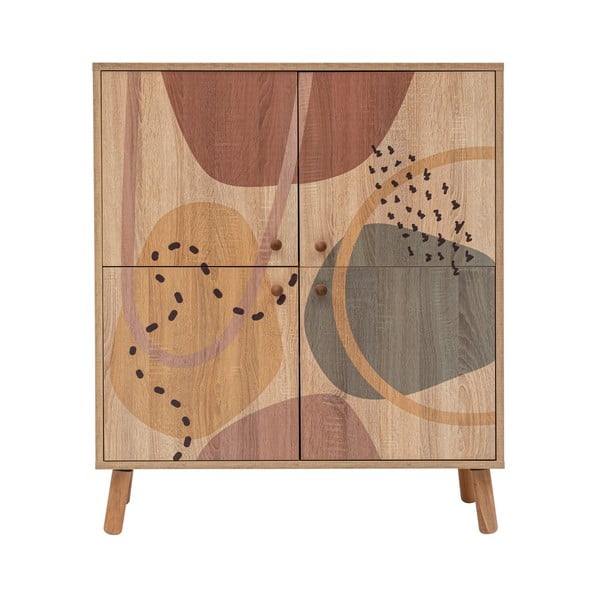 Spintelė natūralios spalvos iš ąžuolo 95x111 cm Multilux – Kalune Design