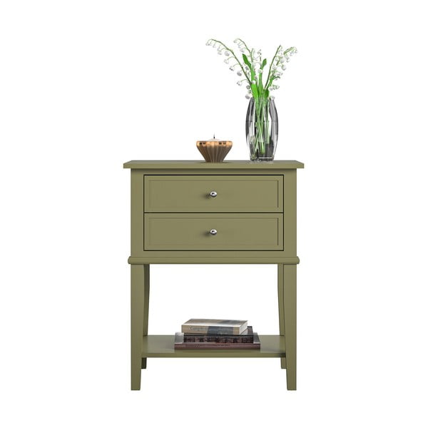 Naktinis staliukas khaki spalvos Franklin – Støraa-image-2
