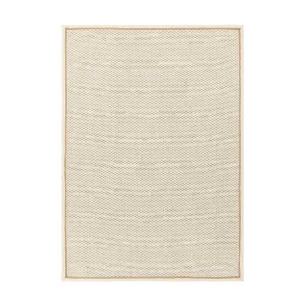 Apverčiamas/rankų darbo kreminės spalvos iš vilnos mišinio kilimas 80x160 cm Korra Double Loop – Asiatic Carpets