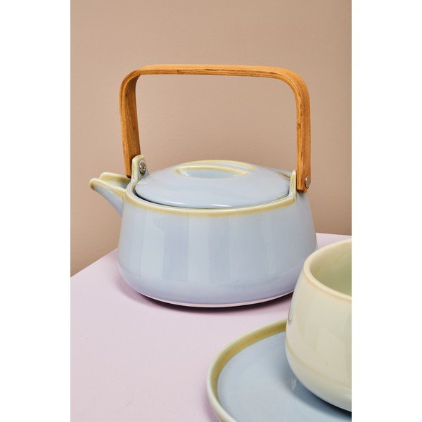 Arbatinukas mėlynos spalvos iš porceliano  1 l Juna – Premier Housewares-image-1