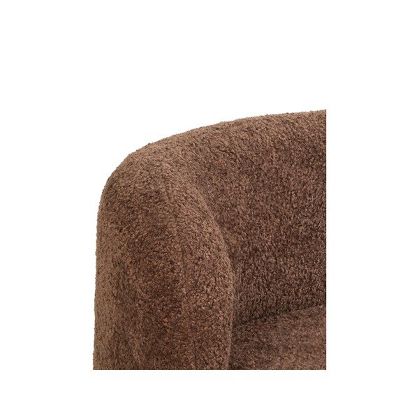 Iš boucle sofa tamsiai rudos spalvos 175 cm Amelie – Light & Living-image-1