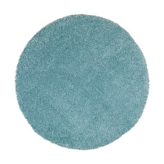 Šviesiai mėlynas kilimas Universal Aqua Liso, ø 80 cm