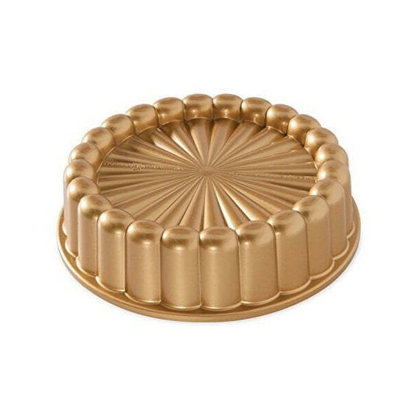 Auksinės spalvos pyrago kepimo forma Nordic Ware Charlotte, 1,4 l