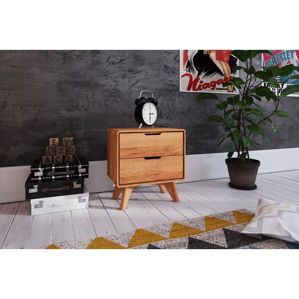 Bukmedžio medienos naktinis staliukas Greg - The Beds-image-4