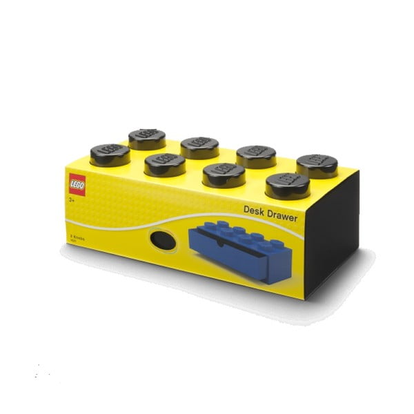 Juoda dėžutė su stalčiumi LEGO® Brick, 31,6 x 11,3 cm-image-4