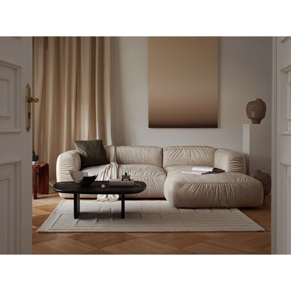 Juodos spalvos sulankstoma sofa 264 cm – Micadoni -image-1