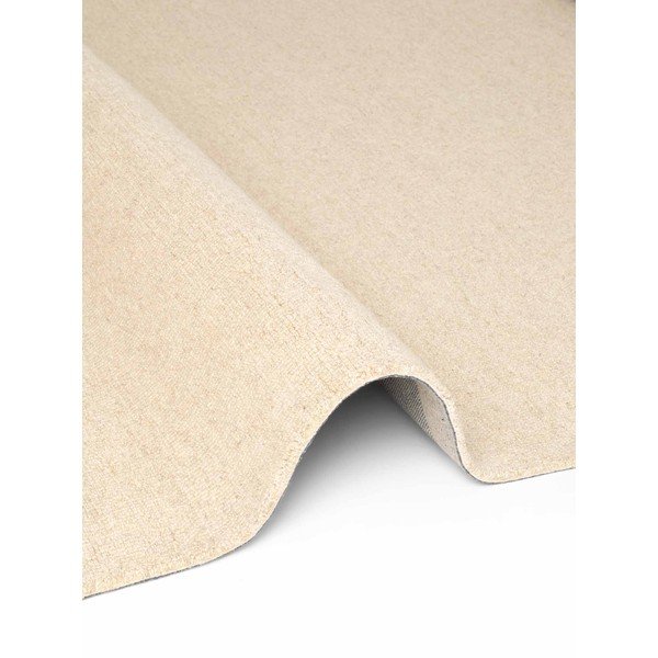 Rankų darbo smėlio spalvos iš vilnos kilimas 200x290 cm Puristic Knots – Elle Decoration-image-4