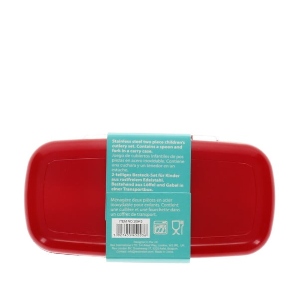 Vaikiški stalo įrankiai iš nerūdijančio plieno 2 vnt. Baby Dinos – Rex London-image-4