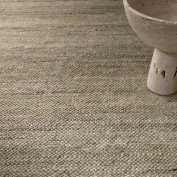 Apverčiamas/rankų darbo khaki spalvos iš vilnos mišinio kilimas 160x230 cm Birkdale Pistachio – Asiatic Carpets-image-2