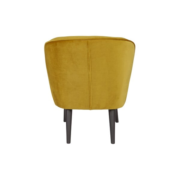 Geltonas krėslas WOOOD Sara-image-4