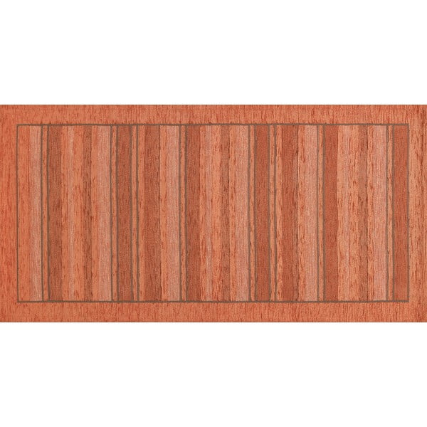 Veliūrinis oranžinis kilimas Floorita Arancione, 55 x 190 cm-image-1