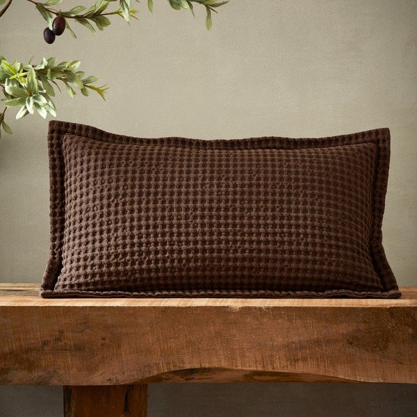 Iš medvilnės dekoratyvinė pagalvėlė 30x50 cm Jaipur Chunky Waffle – Pineapple Elephant-image-1