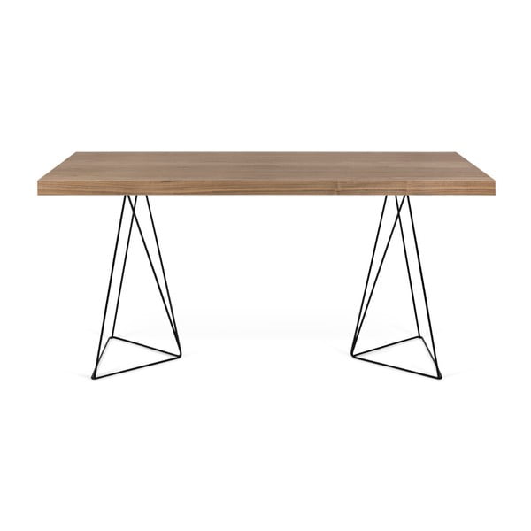 Rašomasis stalas su metalinėmis kojomis TemaHome Multi, 160 x 90 cm