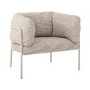 Pilkai smėlinės spalvos krėslas Karel – Bloomingville