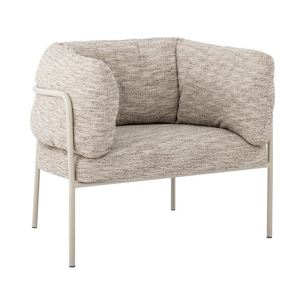 Pilkai smėlinės spalvos krėslas Karel – Bloomingville