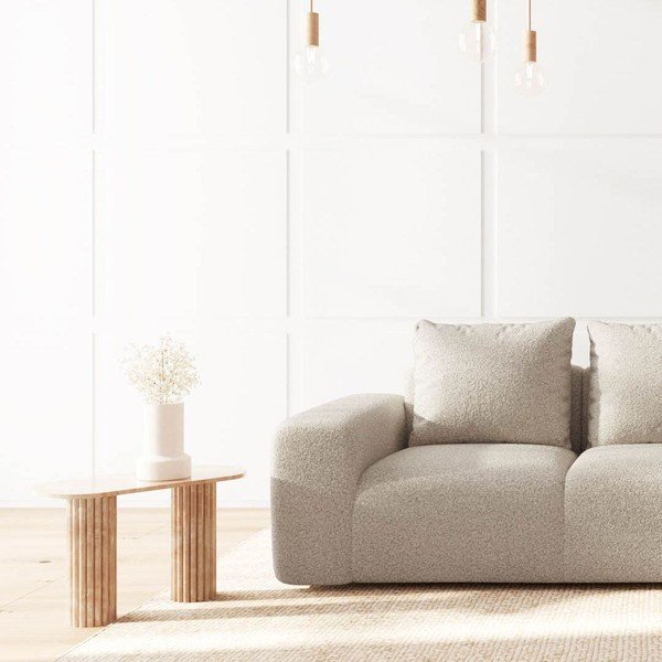 Smėlio spalvos iš boucle sofa 287 cm Monce – Rodier-image-4