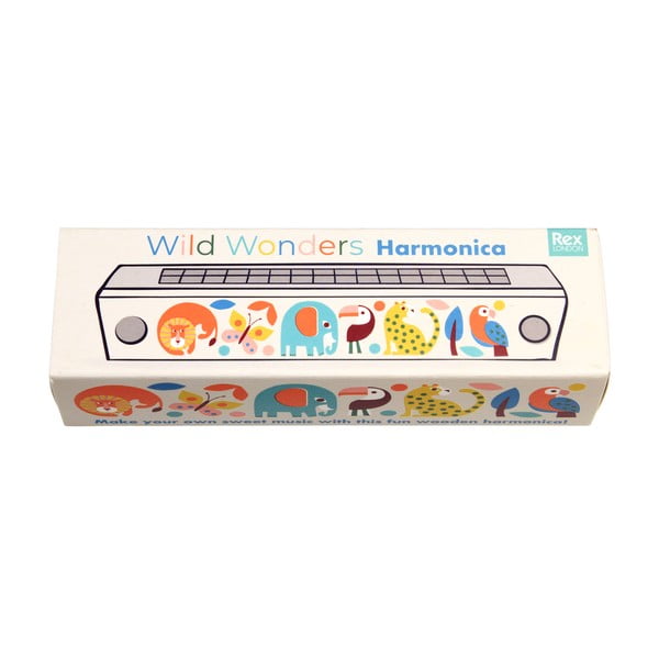 Vaikiškas muzikinis žaislas Harmonica Wild Wonders – Rex London-image-3