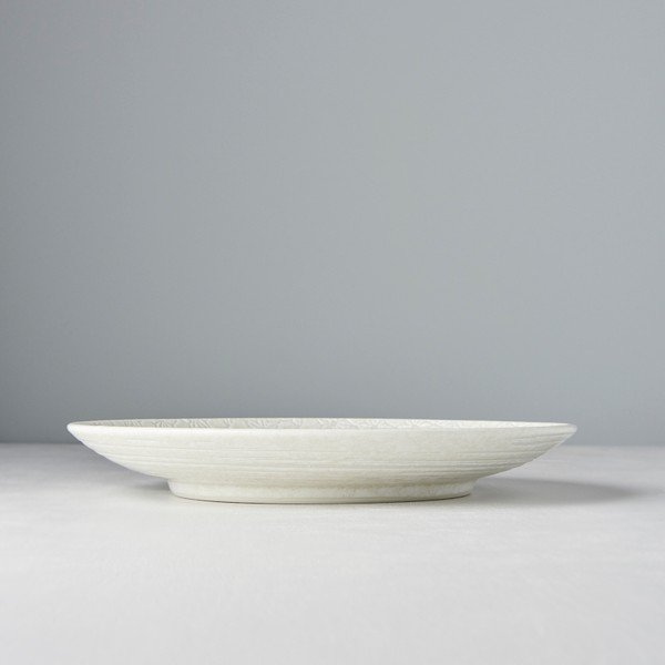 Baltos spalvos keraminė lėkštė MIJ Star, ø 25 cm-image-1