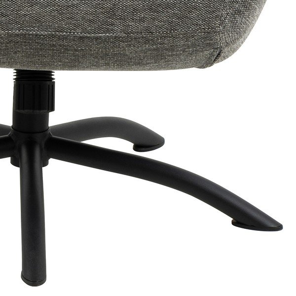 Antracito pilkos spalvos krėslas su kėdute Actona Talgarth-image-4