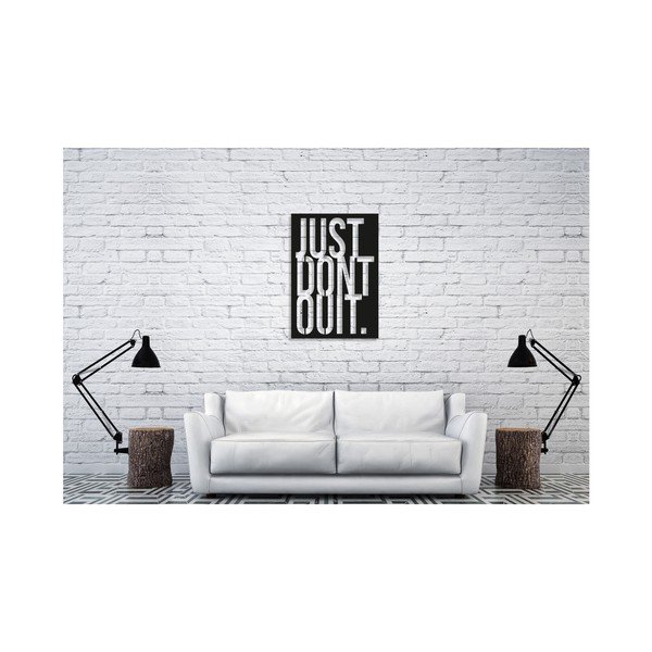 Sienų dekoracija su užrašu "Oyo Concept Just Don't", 35 x 50 cm