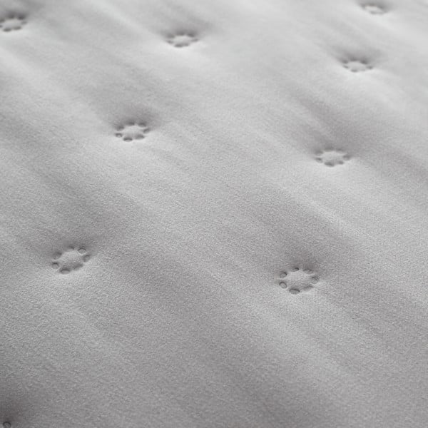 Iš sherpa vilnos dygsniuota lovatiesė pilkos spalvos 220x230 cm Cosy Nori – Catherine Lansfield-image-3