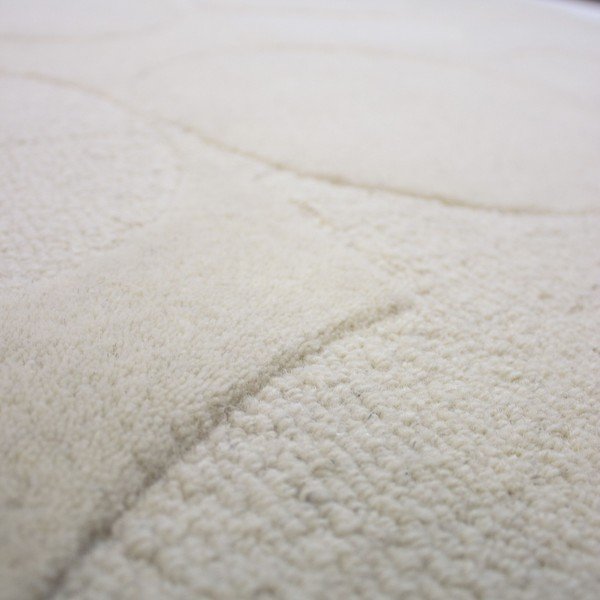 Rankų darbo dramblio kaulo spalvos iš vilnos kilimas 200x290 cm Gigi – Flair Rugs-image-2