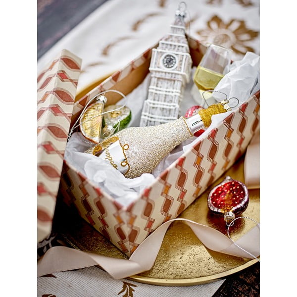 Iš stiklo eglutės papuošimas 15 cm Jinal – Bloomingville-image-2