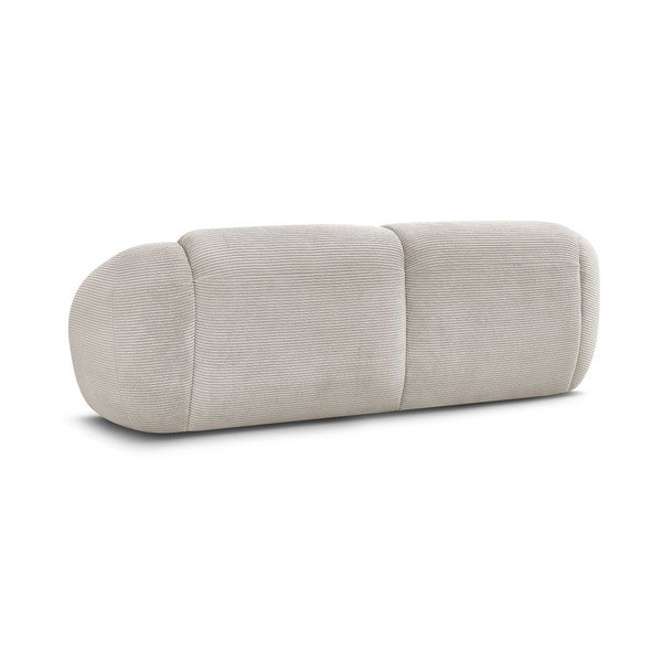 Smėlio spalvos sofa iš kordinio velveto 250 cm Tina – Bobochic Paris-image-4