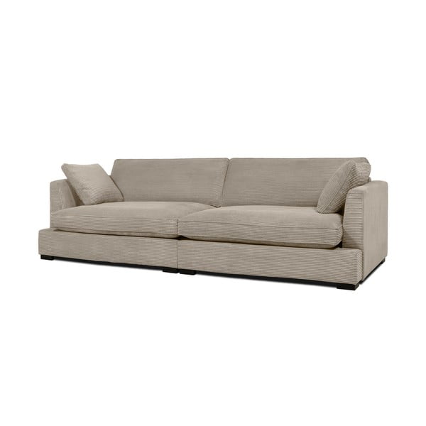 Sofa iš kordinio velveto smėlio spalvos 266 cm Mobby – Scandic-image-2