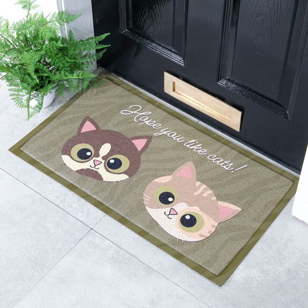 Grindų kilimėlis 40x70 cm Hope You Like Cats – Artsy Doormats-image-1