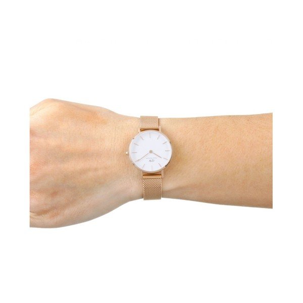 Daniel Wellington Petite Mel rožinio aukso moteriškas laikrodis, ⌀ 28 mm-image-3
