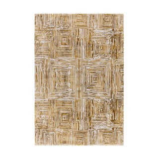 Auksinės spalvos kilimas 200x290 cm Kuza Lines Gold – Asiatic Carpets
